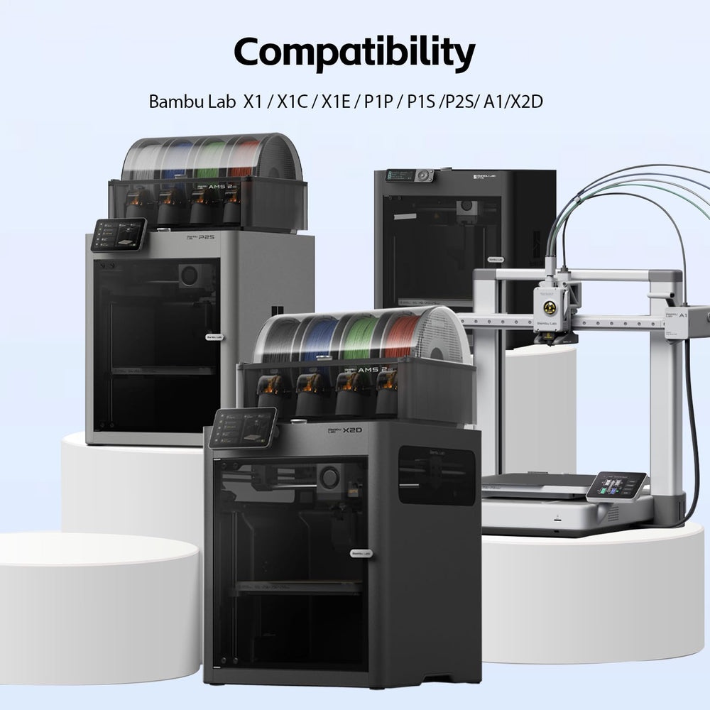 UniTak3D textured side printing a tall model illustrating reduced warping