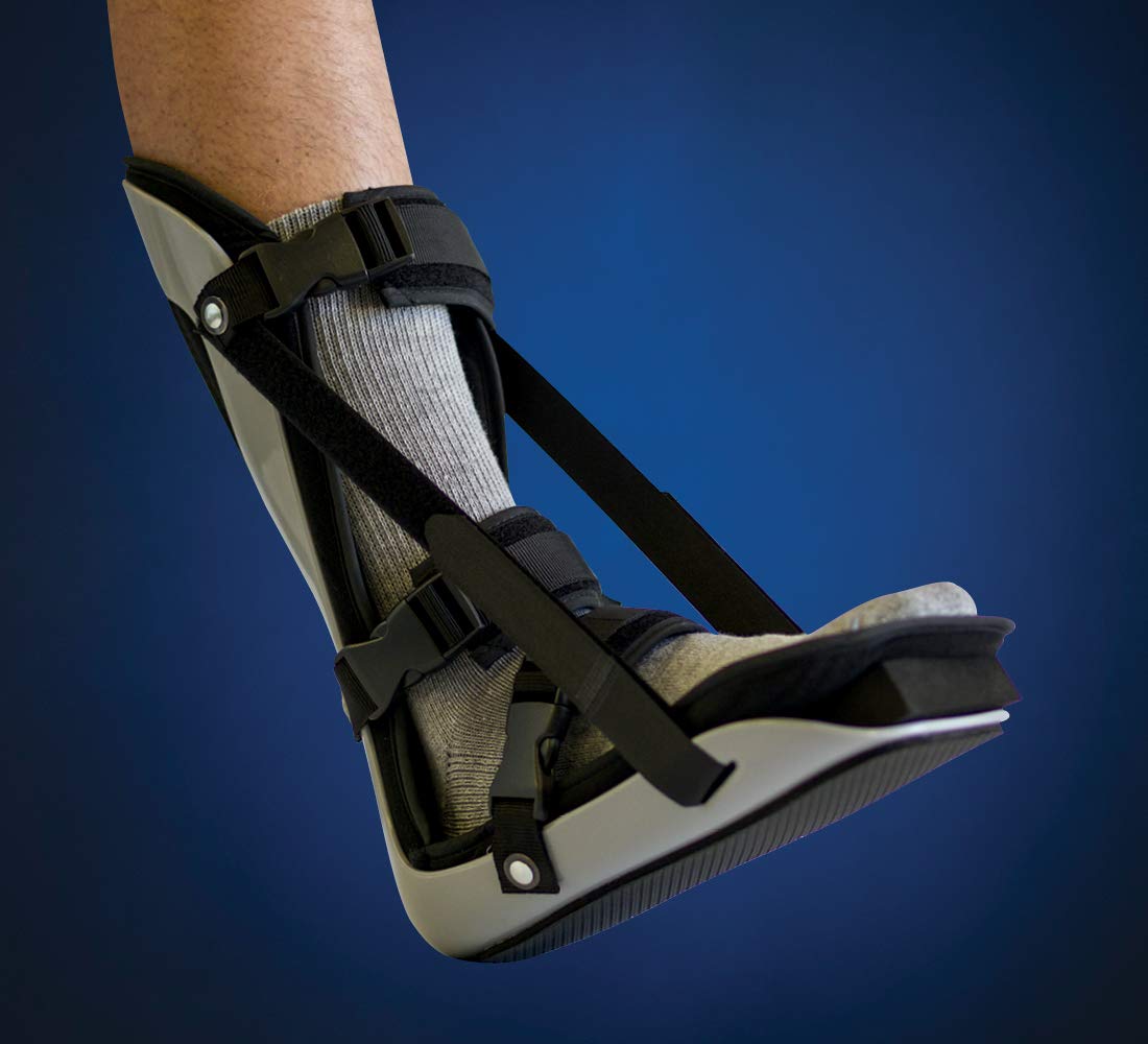 United Ortho size comparison with foot measurement showing correct medium fit