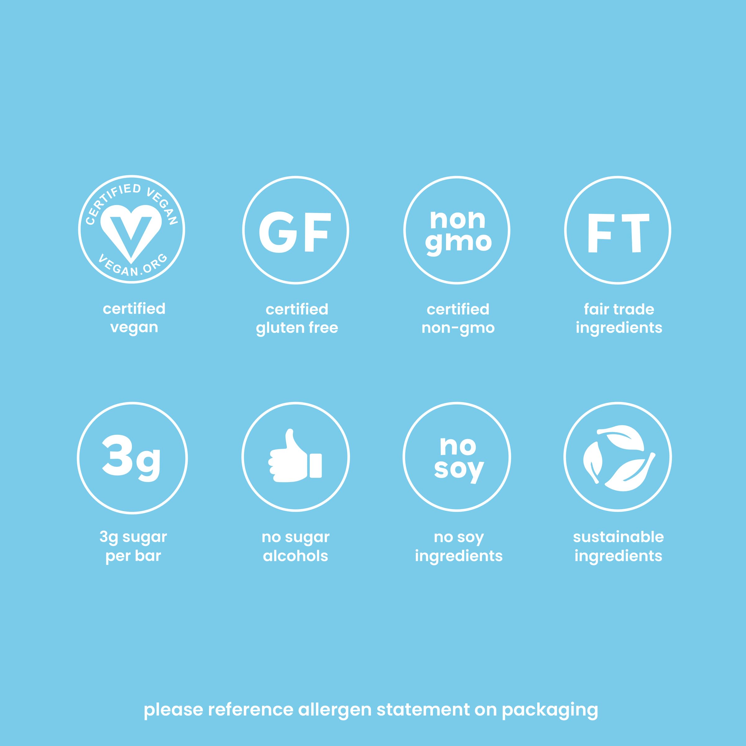 UNREAL ingredient label highlighting three simple ingredients and non-GMO badge