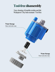 UPETTOOLS nozzle vacuuming substrate demonstrating efficient debris removal benefit