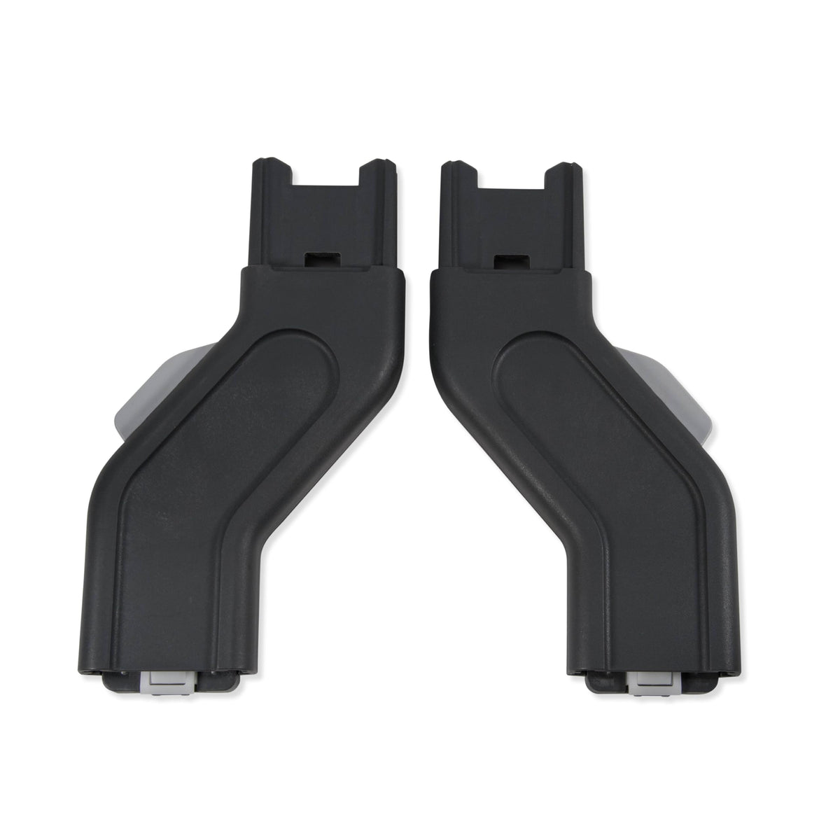 UPPAbaby upper adapter front view showing secure mount and easier seat spacing