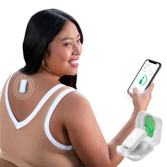 Upright GO showing front panel and compact form for discreet posture correction