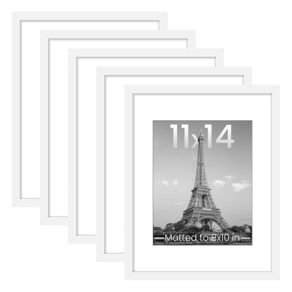 upsimples white 11x14 front view showing clean frame and crisp display benefit