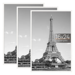 upsimples white frame front view shows clean border and crisp display benefit