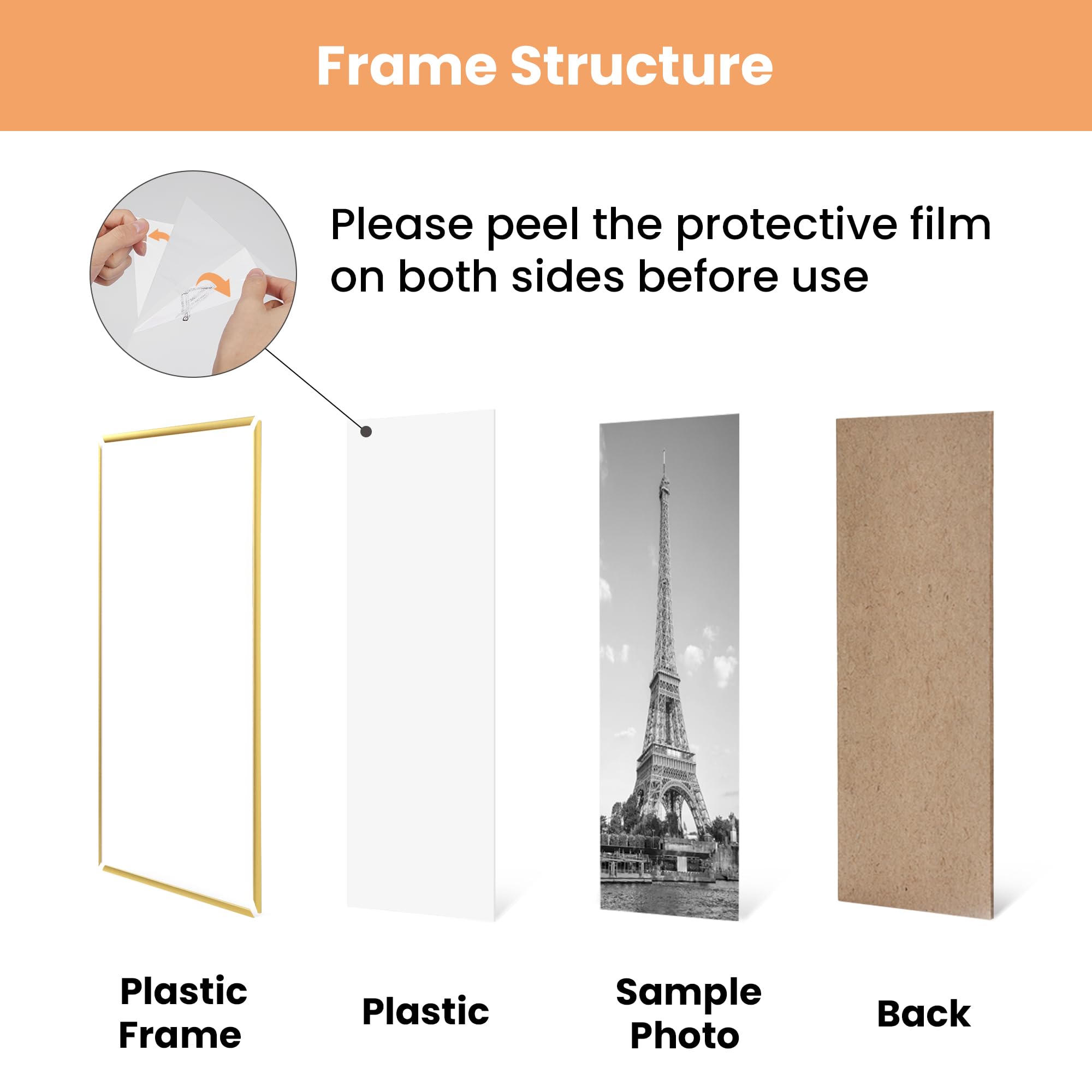 upsimples three-pack stacked to show lightweight size and storage benefit
