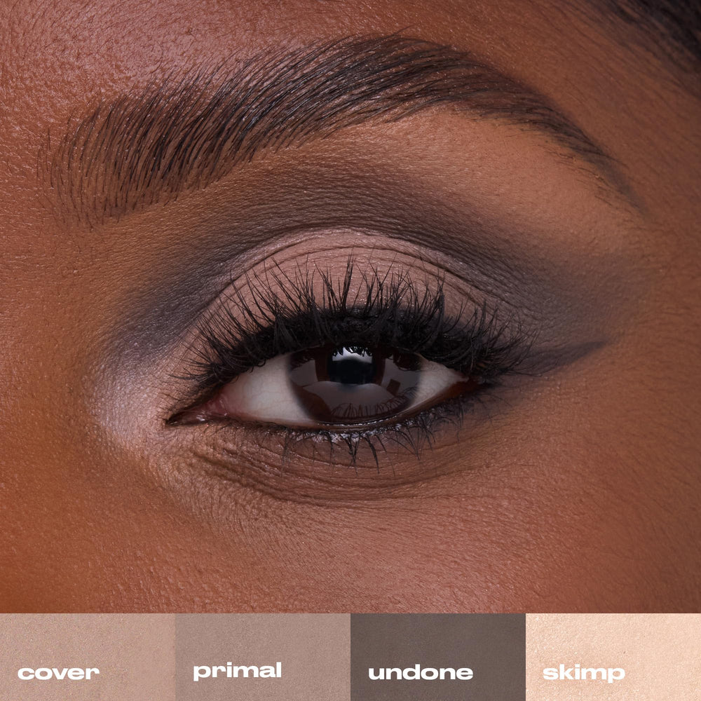 Urban Decay darkest shade along lashline to create smokey depth