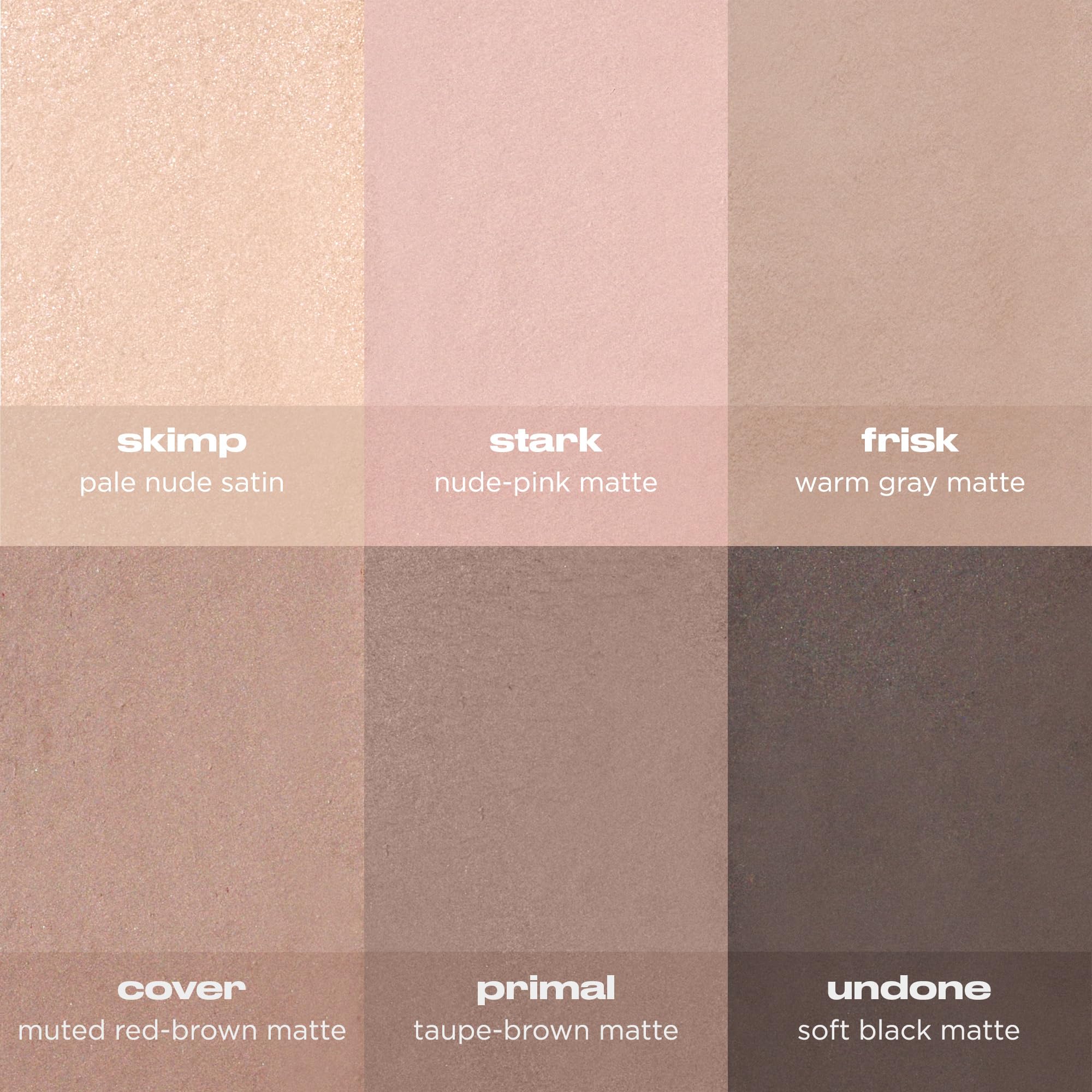 Urban Decay swatches on arm demonstrating buildable pigmentation