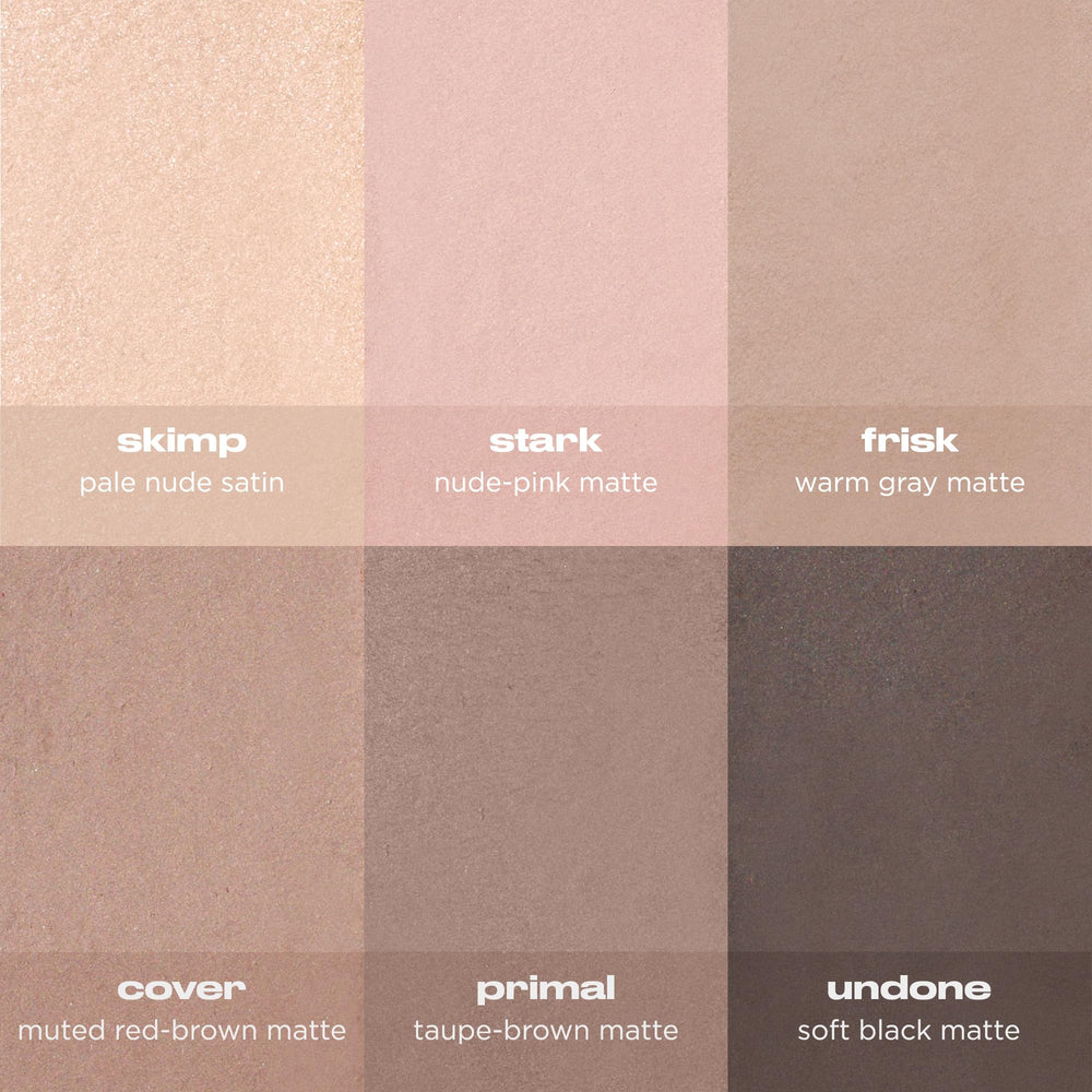 Urban Decay swatches on arm demonstrating buildable pigmentation