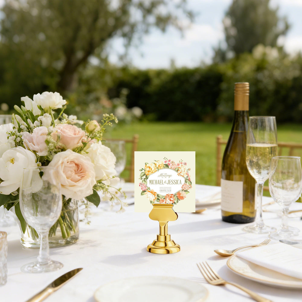 Urban Deco holder labeling food at buffet for clear guest communication