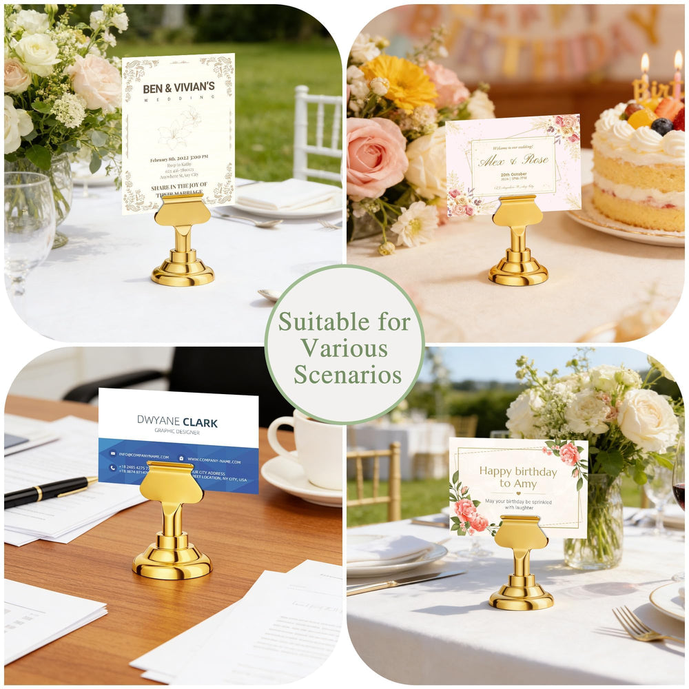 Urban Deco holder in a wedding table setting improving guest navigation
