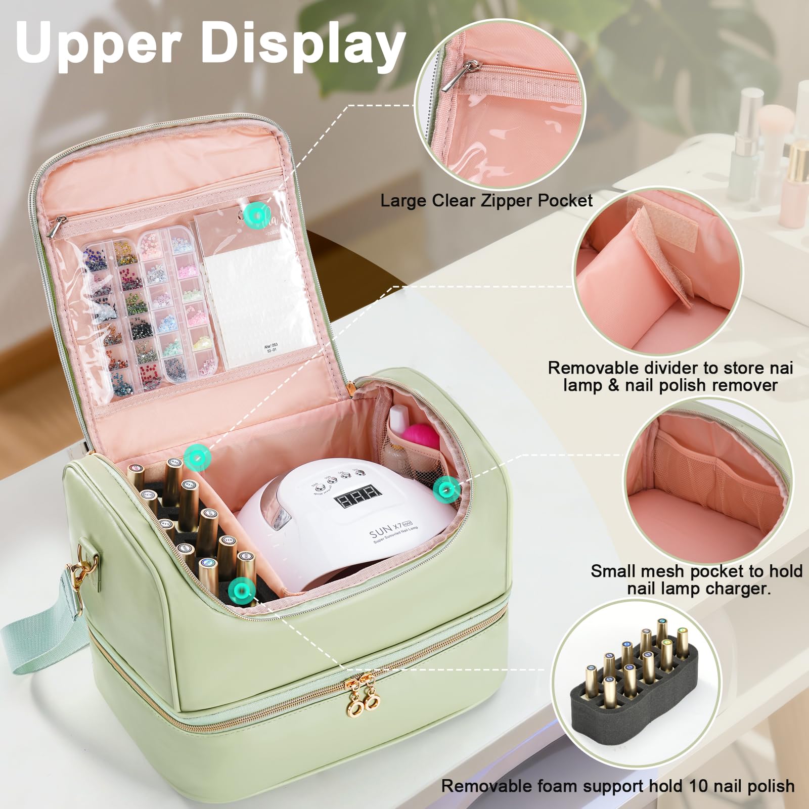 Uross in salon setting with tools showing professional presentation and functionality