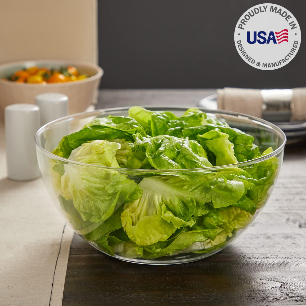 US Acrylic Vista clear side profile highlighting sturdy acrylic for long-lasting use