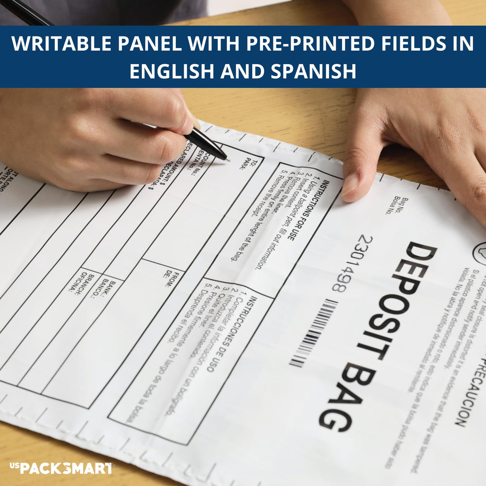 US PACK SMART writable panel area for clear labeling and accurate records