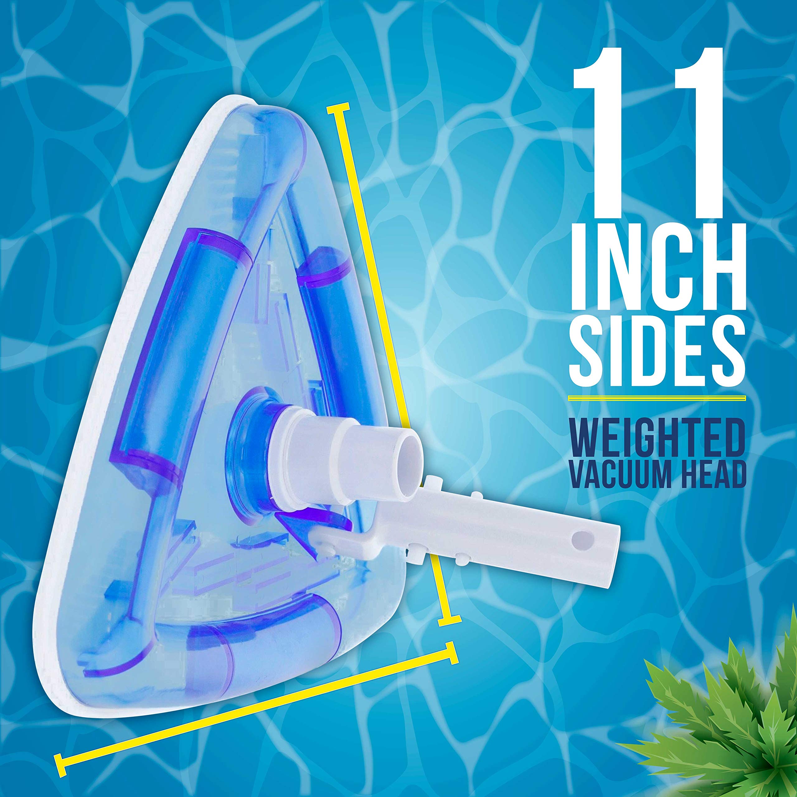 U.S. Pool Supply transparent body close-up for visible debris monitoring benefit