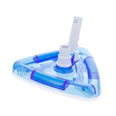 U.S. Pool Supply front view showing triangular shape and improved corner reach