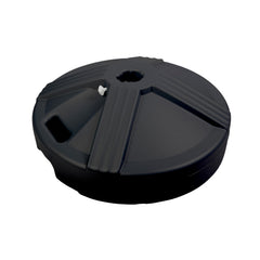 US Weight umbrella base front view showing sturdy silhouette and stability