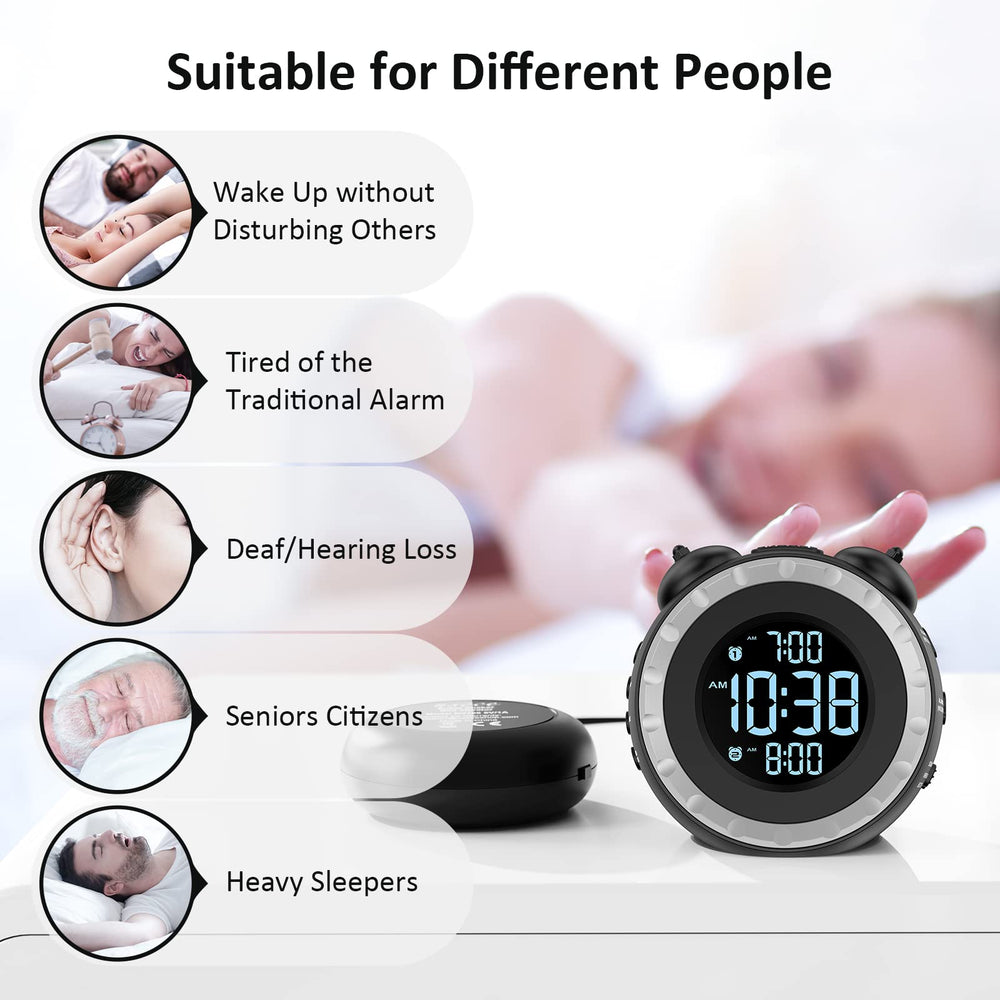 uscce shaker under pillow setup demonstrating discreet placement for strong vibrations
