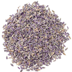 U.S. Wellness Naturals close-up of dried lavender buds texture, highlights premium quality