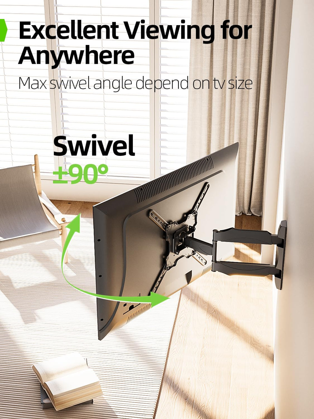 USX MOUNT wall plate aligned on stud for secure installation benefit