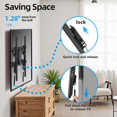 USX STAR close-up of quick-release lock demonstrating easy removal
