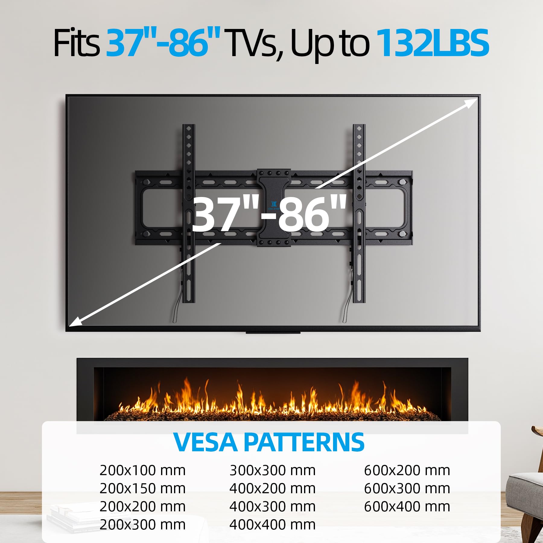 USX STAR side profile showing 1.28 inch clearance for space saving