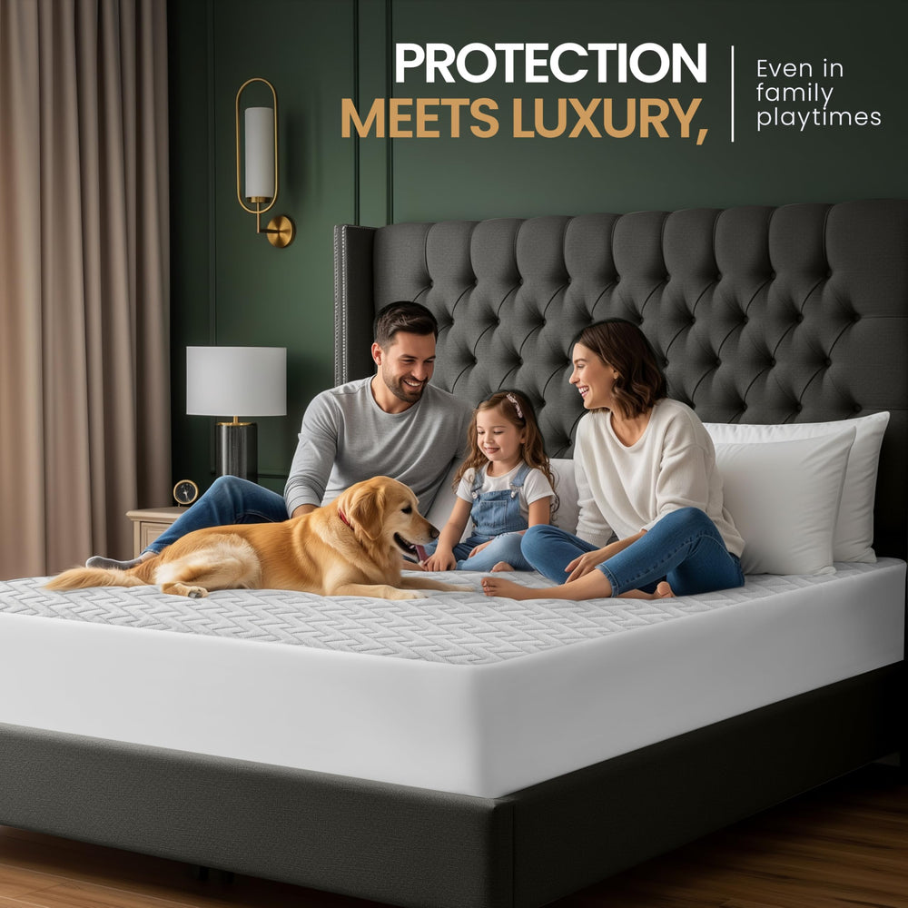 Utopia Bedding 15-inch depth comparison displaying deep mattress compatibility