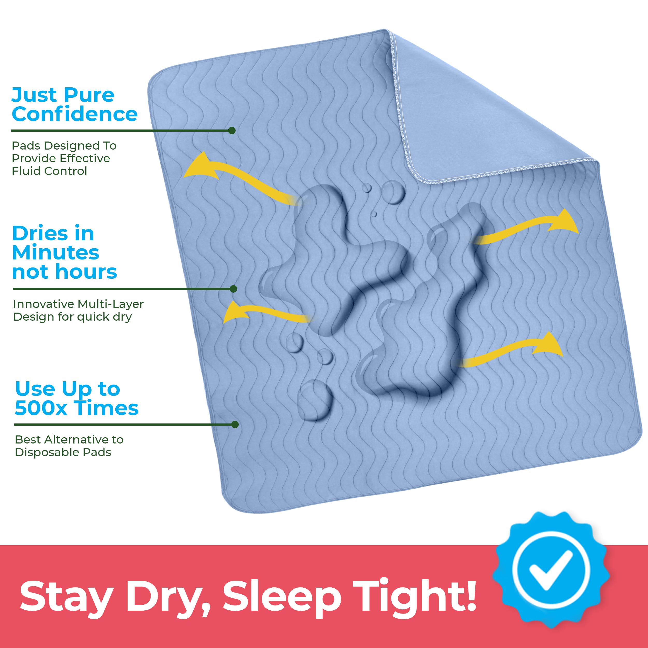 Utopia Bedding waterproof backing detail preventing leaks for peace of mind