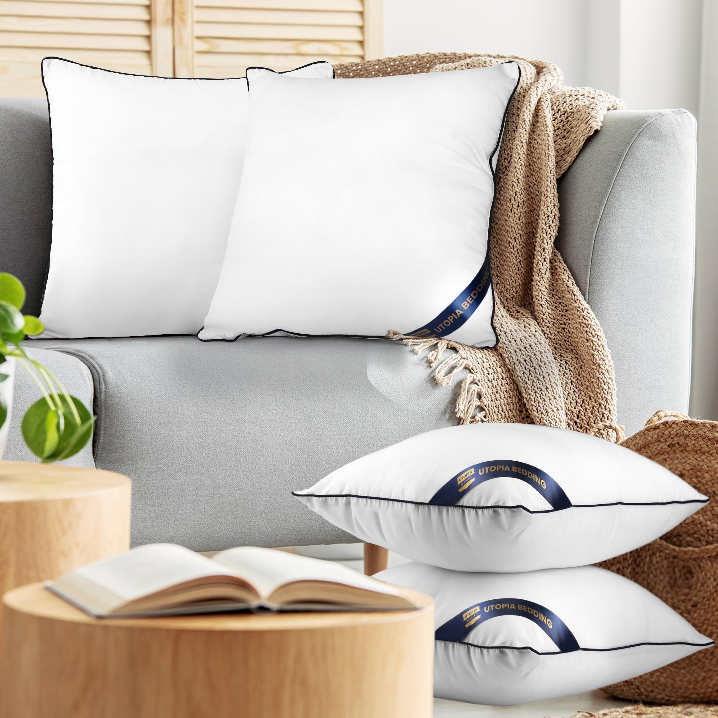 Utopia Bedding used in car seat for extra lumbar comfort and portable style