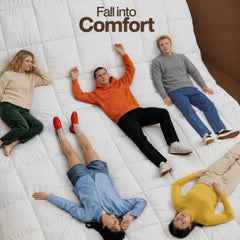 Utopia Bedding corner tab closeup showing secure duvet attachment benefit