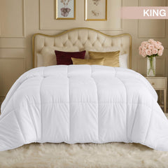 Utopia Bedding corner tab close-up showing secure attachment to duvet covers for stability