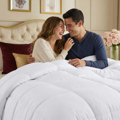 Utopia Bedding corner tab detail securing insert to duvet cover for stable sleep