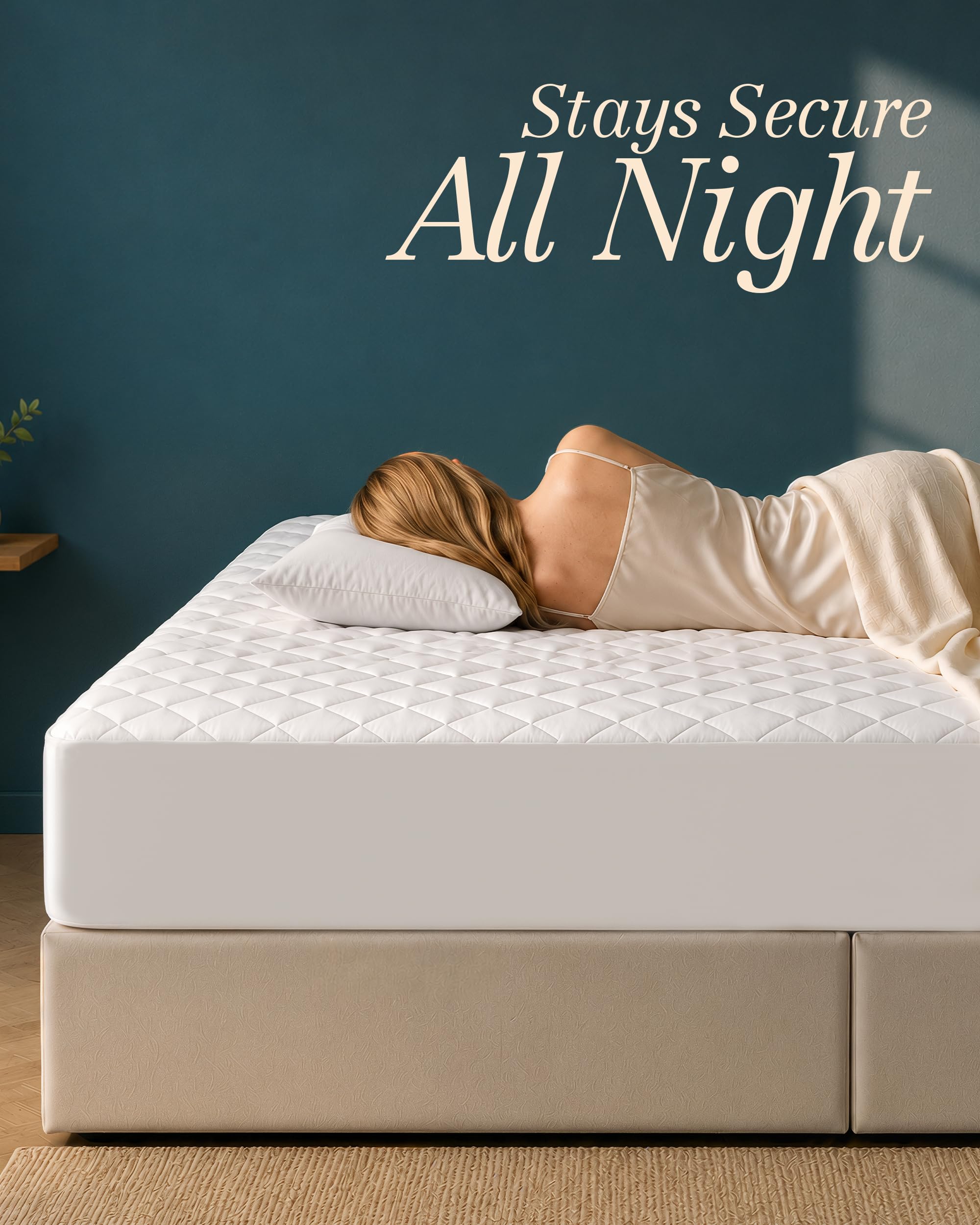 Utopia Bedding fiberfill cross-section showing loft and cushioning that adds gentle padding