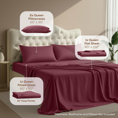 Utopia Bedding fitted sheet deep pocket detail demonstrating secure fit