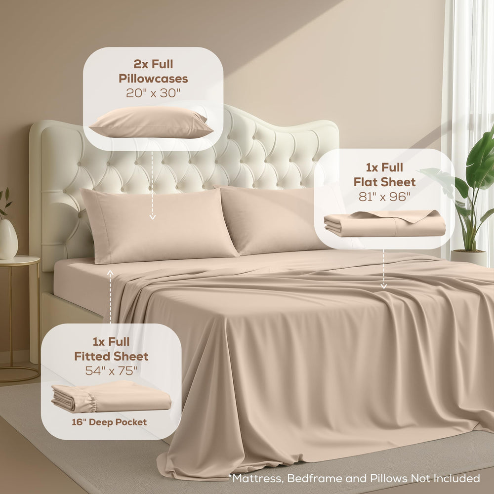 Utopia Bedding fitted sheet deep pocket detail demonstrating secure fit