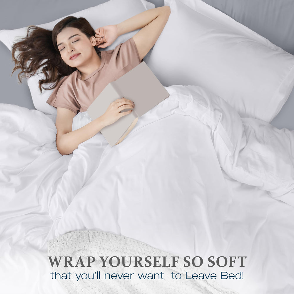 Utopia Bedding folded duvet set neatly packed for easy storage and quick room refresh