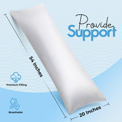 Utopia Bedding pillow close-up of plush polyester fill demonstrating soft, resilient loft