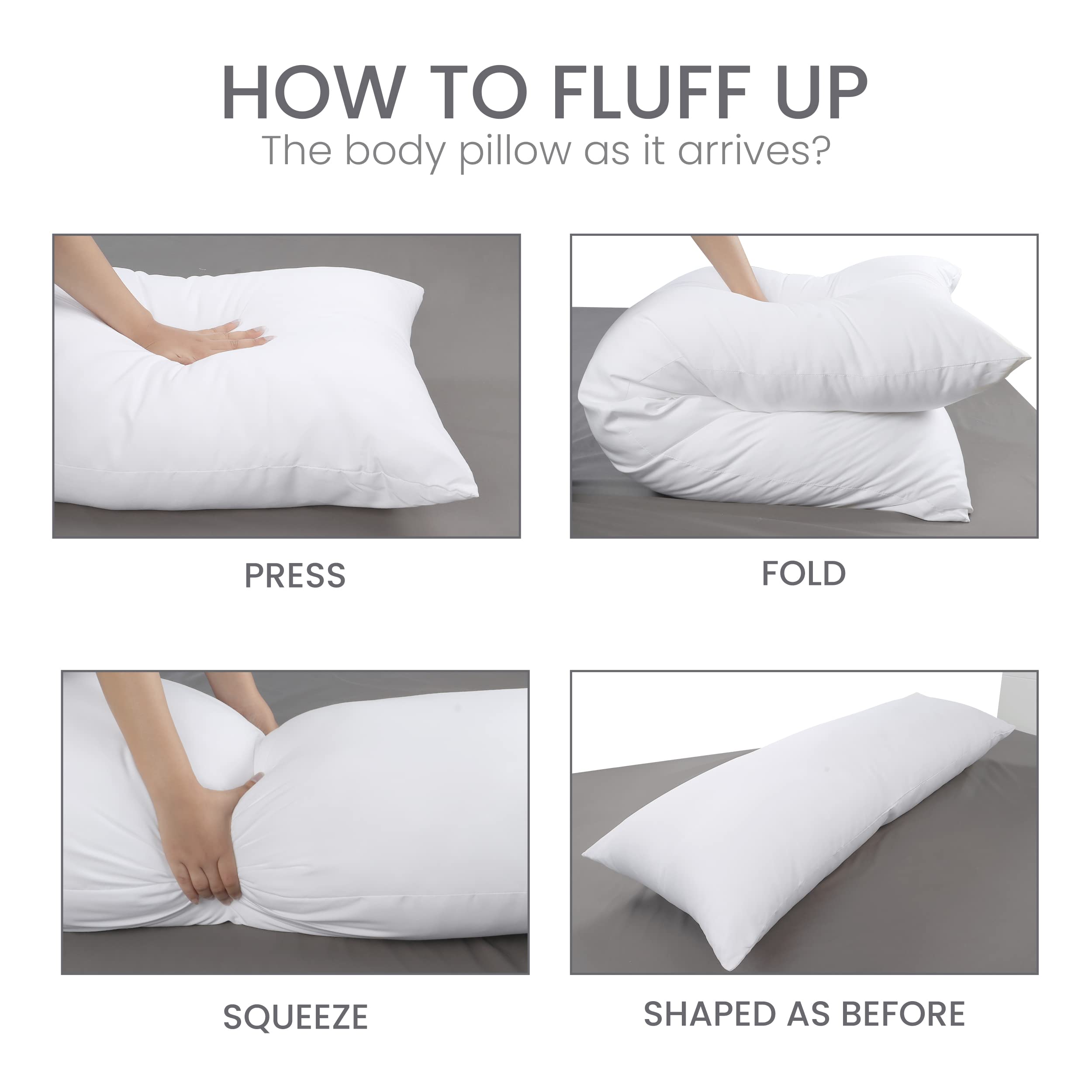 Utopia Bedding pillow placed between knees showing hip alignment and pressure relief benefit