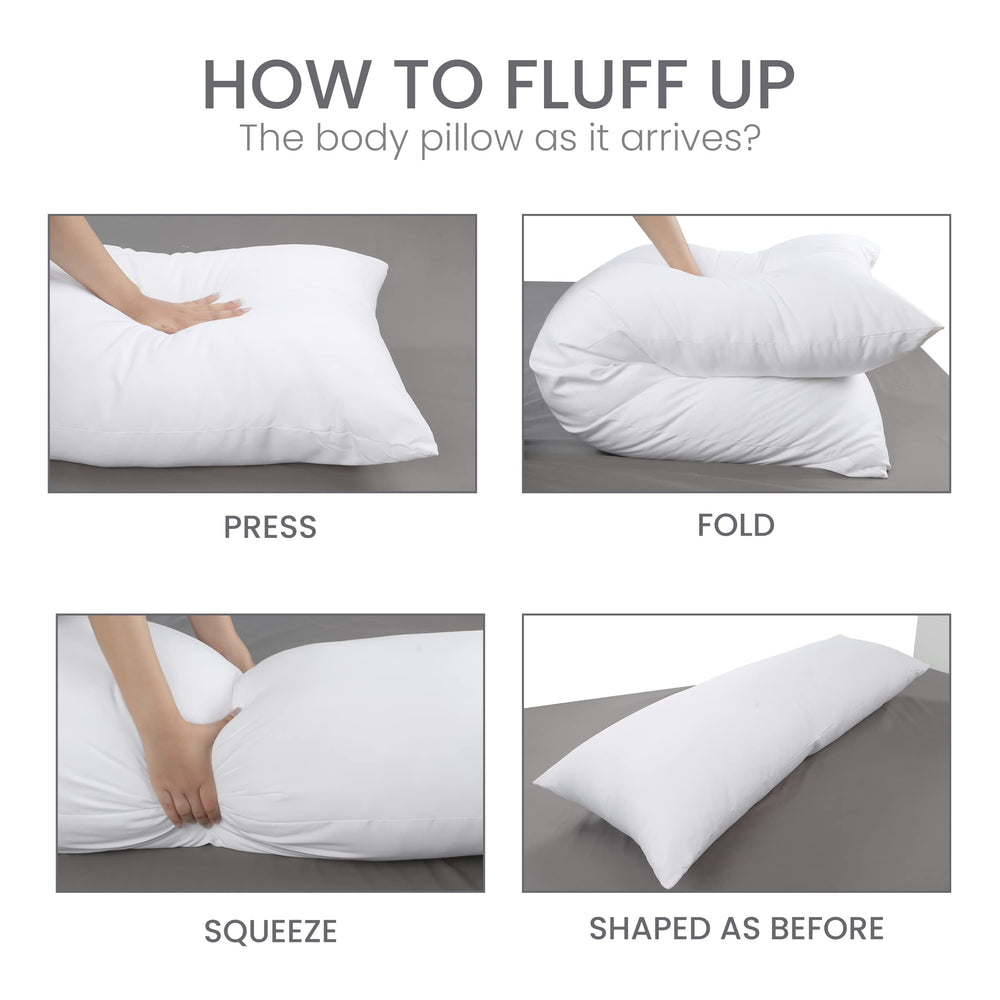 Utopia Bedding pillow placed between knees showing hip alignment and pressure relief benefit