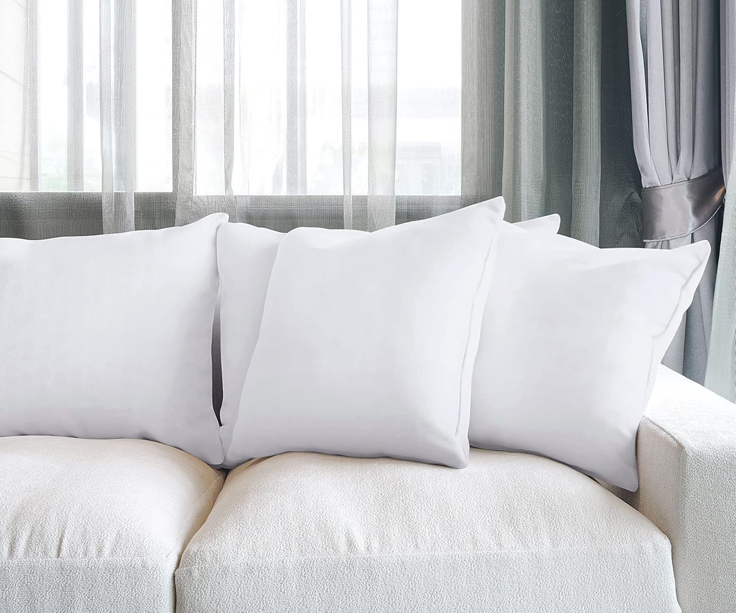 Utopia Bedding displayed on a sofa demonstrating improved comfort and style