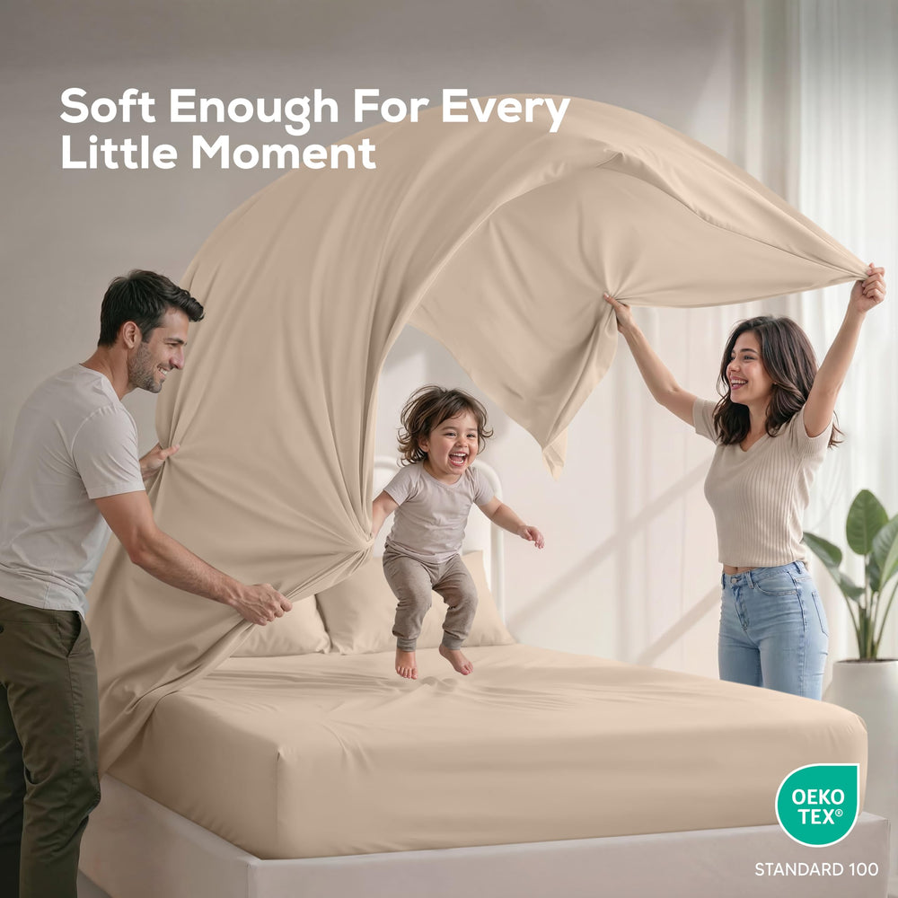 Utopia Bedding deep-pocket corner with elastic shown for secure mattress fit