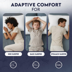 Utopia Bedding pillows styled on bed for hotel-style comfort and look