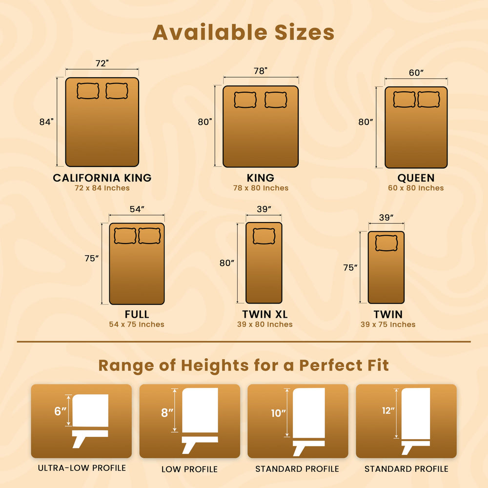 Utopia Bedding scale comparison with ruler to show 12 inch pocket depth