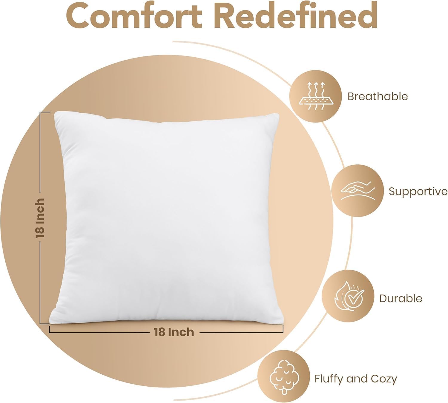Utopia Bedding seam and stitching detail demonstrating reinforced construction and longevity