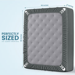 Utopia Bedding detail of TPU waterproof backing protecting mattress from liquids and stains