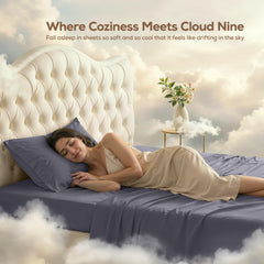 Utopia Bedding pillowcase detail highlighting matching color and neat finish