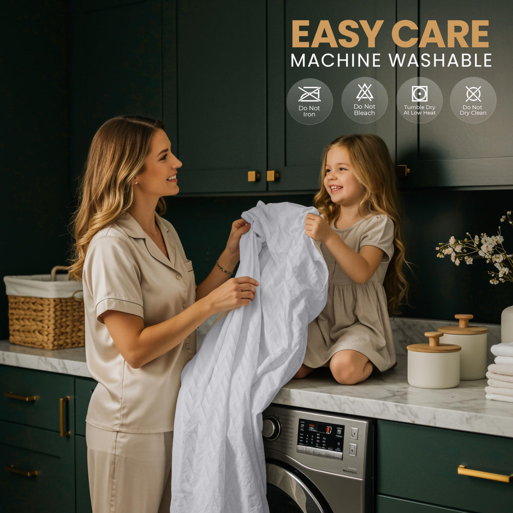 Utopia Bedding wrapped stretched pocket proving snug stretch and easy installation