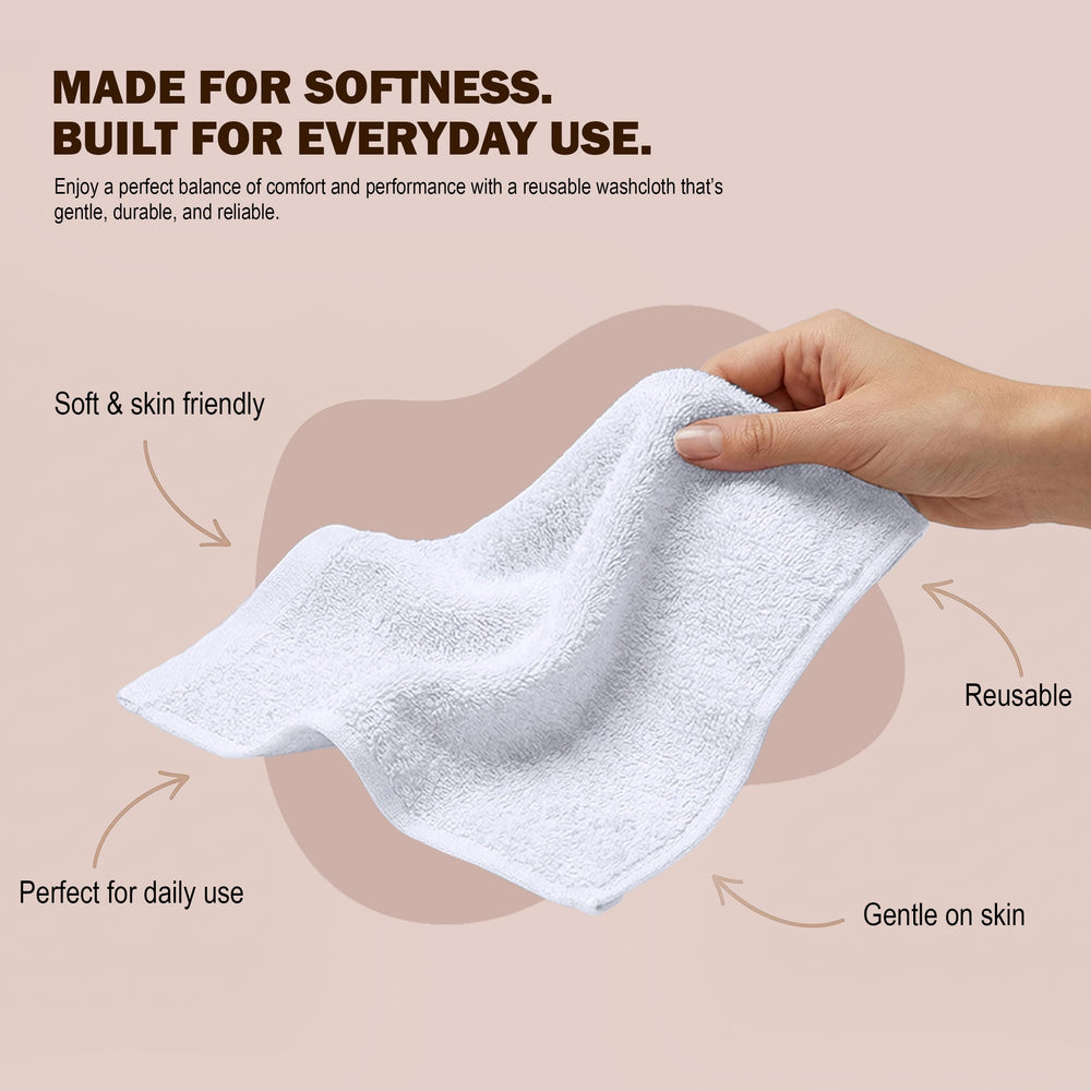 Utopia Towels close-knit-texture detail highlighting soft, absorbent ring-spun cotton