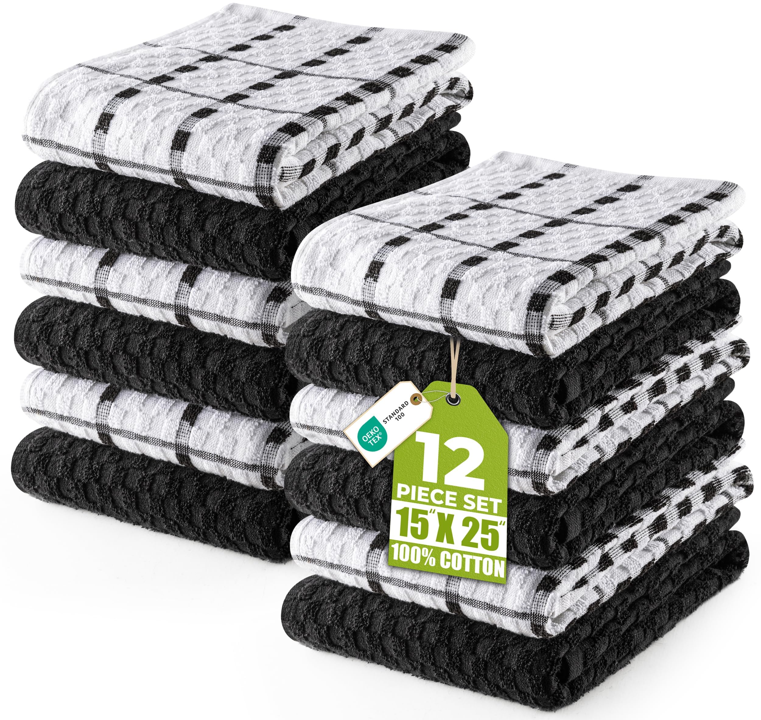 Utopia Towels folded stack showing neat presentation and value