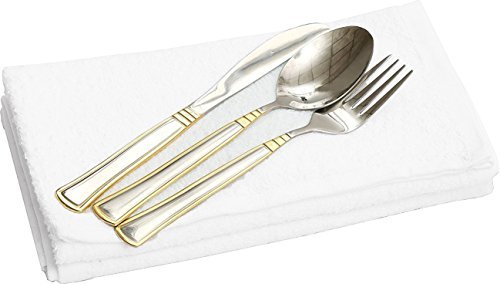 Utopia Towels wiping a countertop spill showcasing fast cleanup and streak-free finish