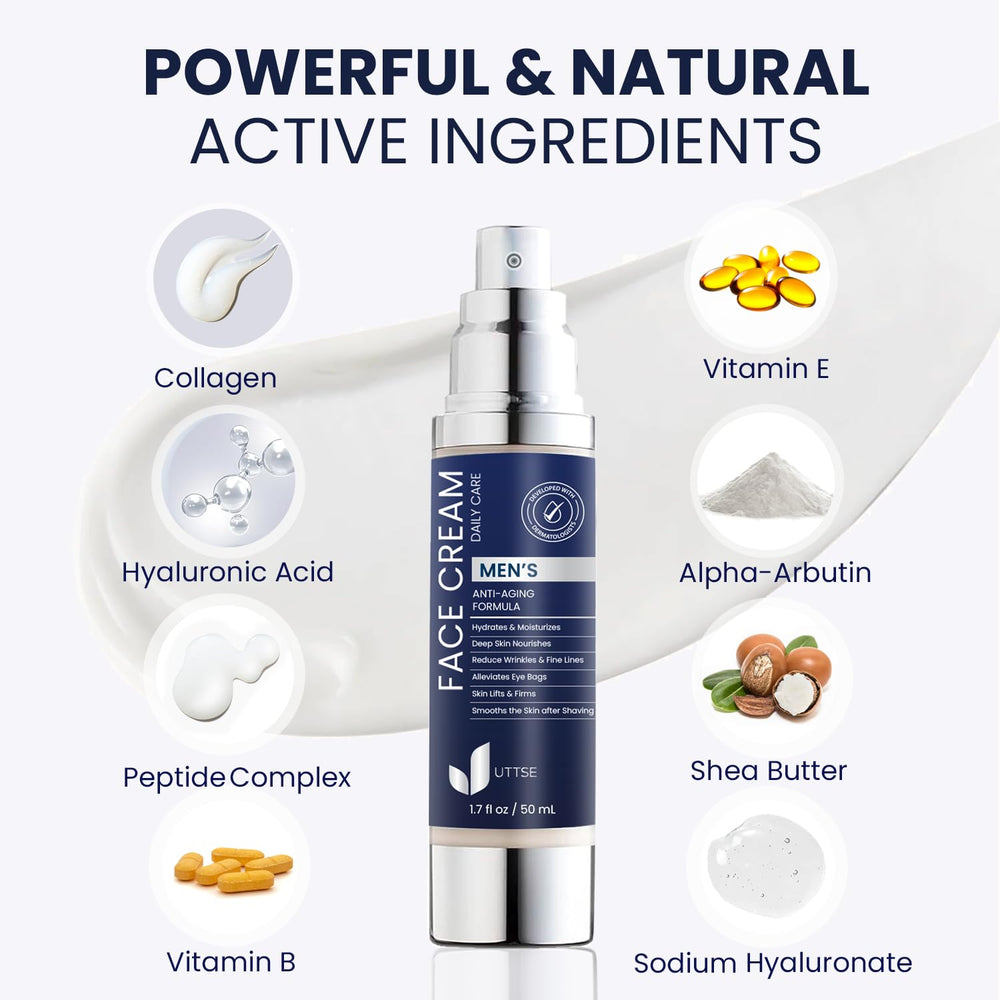 Uttse application under eye showing depuffing and brightening benefit